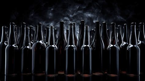 wine bottle captivating abstract background intriguing composition