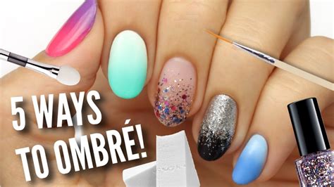 Diy Ombre Gel Nails Art Tutorials Gracia Saltarelli