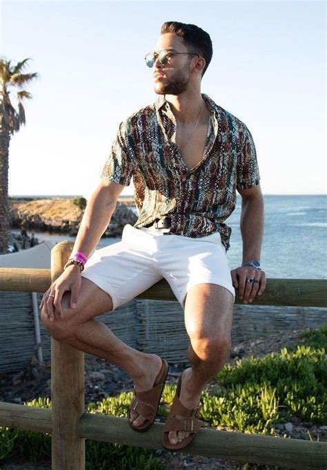 Pin De Freddy Solis En Sandalias Ropa De Verano Hombre Hombres