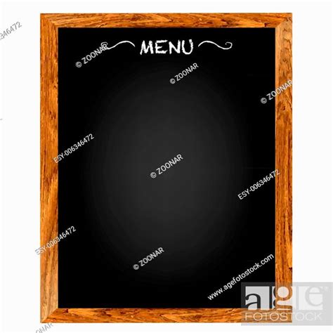 Restaurant Menu Wood Board Stock Photo Picture And Low Budget Royalty