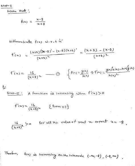 Solved X—8 1 Point Let Fx Find The Open Intervals On Which