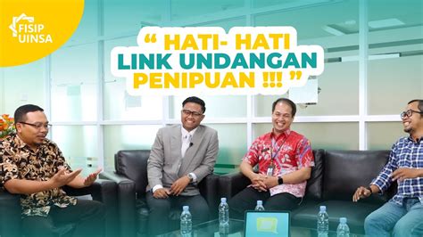 PodcastFISIP Karena Phishing Bisa Merugi Hingga Miliyaran