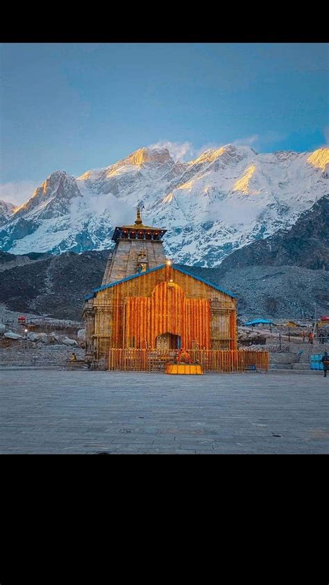 Kedarnath Mandir Kedarnath Kedrarnath Temple Lord God Hd Phone