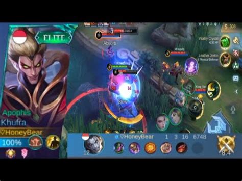 Mvp Tank Khufra Tank Overpower Mobile Legends Youtube