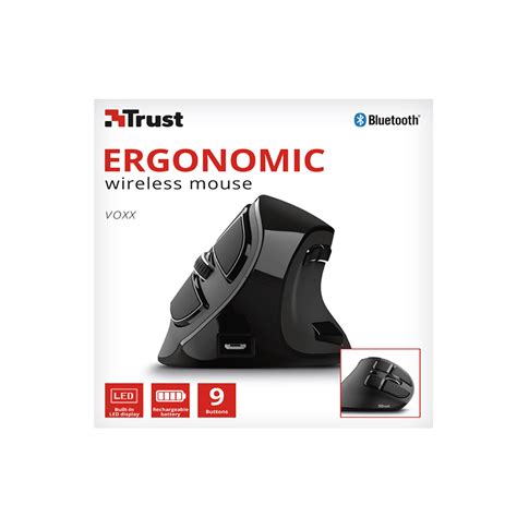 Trust Voxx Rechargeable Ergonomic Wireless Mouse E Shop Etd