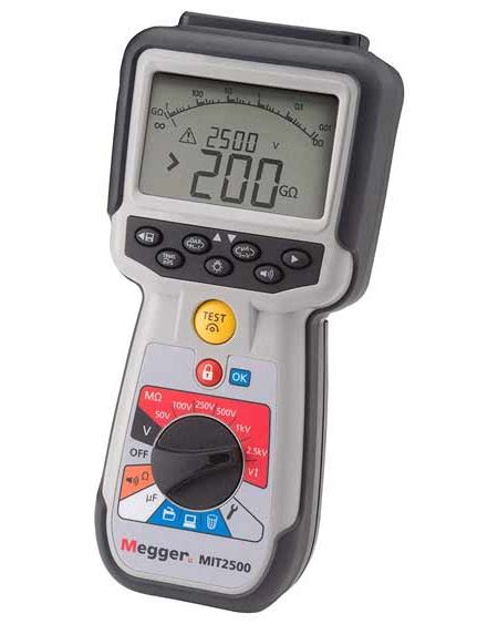 Megger Kv Insulation Resistance Tester Meghommeters