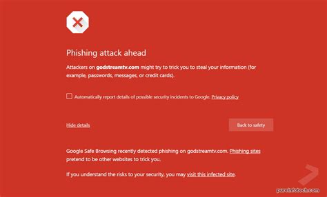 How To Disable Chromes Phishing And Malware Warnings For Good Sites