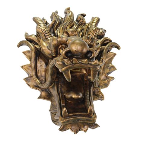 Chinese Dragon Head Sculpture