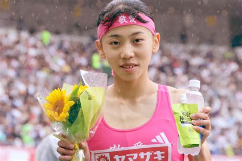 【第108回日本選手権】女子800m 優勝 久保凛（東大阪大敬愛高・大 阪） コメント：第108回 日本陸上競技選手権大会