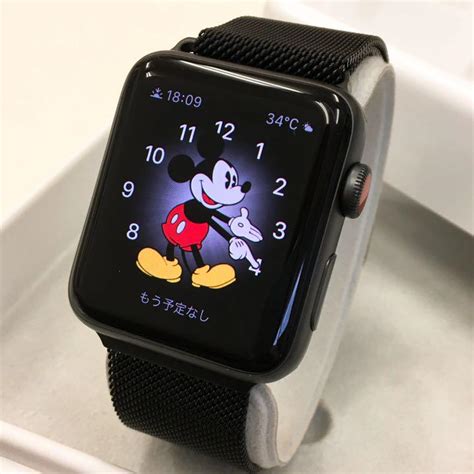 32％割引ブラック系2021年激安 Apple Watch Series3 アップルウォッチ 黒ステンレス セルラー その他 スマートフォン