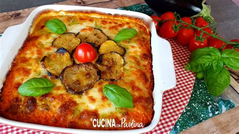 Sformato Di Riso Con Melanzane Al Forno In Cucina Con Paolina