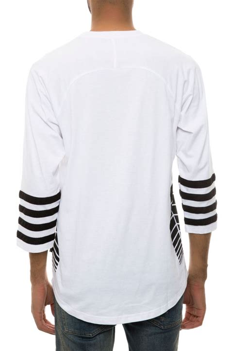 Pink Dolphin The Speed Raglan In White Ps11604sprwh Wht Plndr