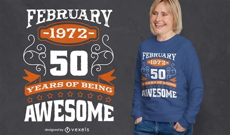 50th Birthday Quote T Shirt Design Vector Download