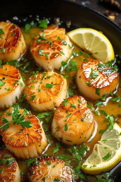 Garlic Lemon Butter Seared Scallops That Oven Feelin