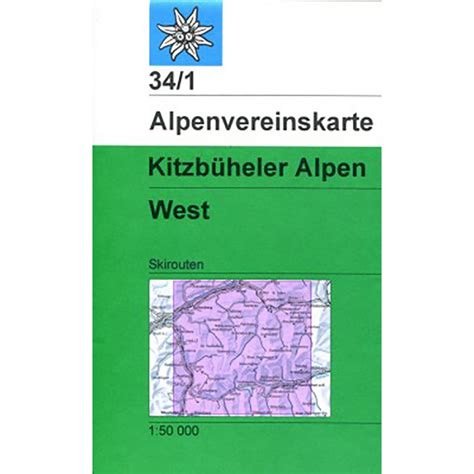 Dav Av Karte Kitzb Heler Alpen West Ski Kaufen Bergzeit