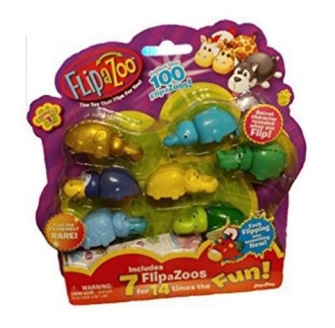 Flipazoo Mini Figures Toy 7 Pack Characters Collectibles Animals Flip A ...