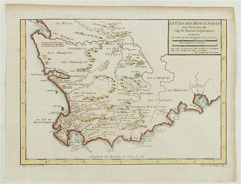 Le Pays des Hottentots aux environs du Cap de Bonne Espérance