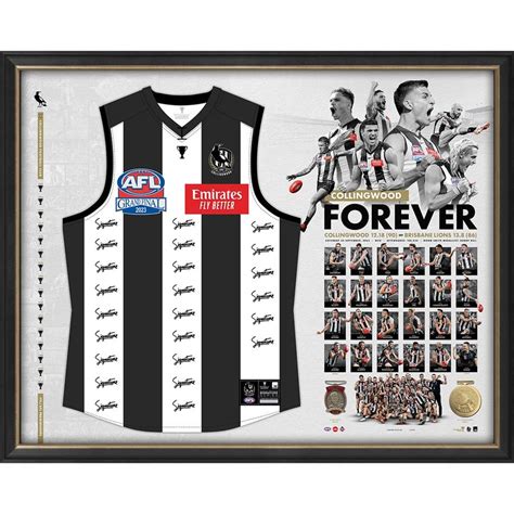 Collingwood 2023 Premiers Team Signed Guernsey - Authentic Autographs ...