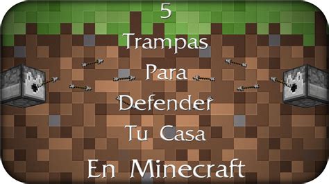 5 Trampas Para Defender Tu Casa En Minecraft Corto Minecraft YouTube