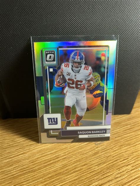 Panini Donruss Optic Saquon Barkley Silver Holo Prizm New