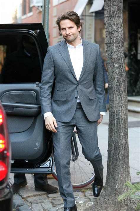 Bradley Cooper In New York In A Suit As American Sniper Nominated For Directors Guild Award