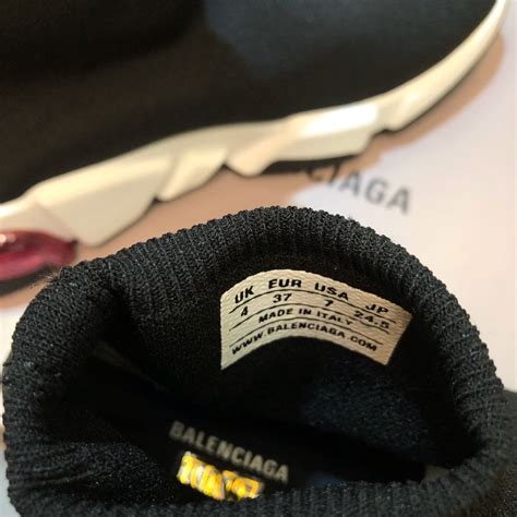 Balenciaga Speed Clear Sole Replica Trainers Black Red