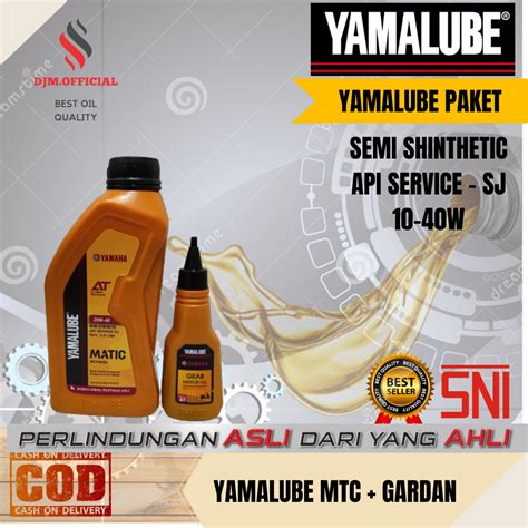 Jual PAKET HEMAT OIL OLI YAMAHA MATIC YAMALUBE MATIC SAE 20W 40AT SH