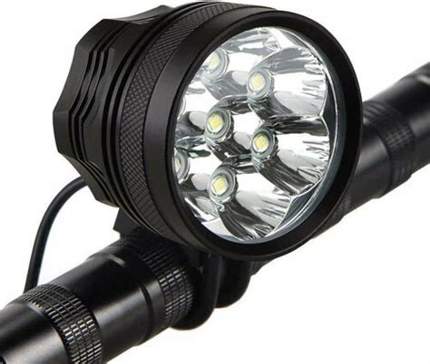 Reflektor Rowerowy 10500LM 7 LED 9600 MAh IP66 CREE XML T6