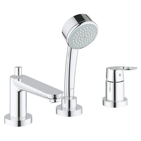 Hole Single Handle Deck Mount Roman Tub Faucet With L Min