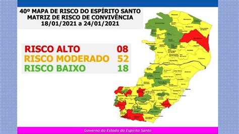 Em Novo Mapa De Risco Oito Munic Pios Do Es Est O Em Risco Alto