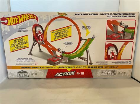 Hot Wheels Motorized Loops Jump Power Shift Raceway Five Hot