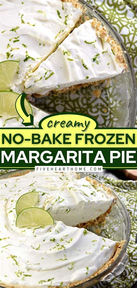 No Bake Frozen Margarita Pie Margarita Pie Frozen Margarita Pie