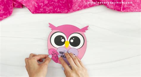 Valentine Owl Craft For Kids Free Template