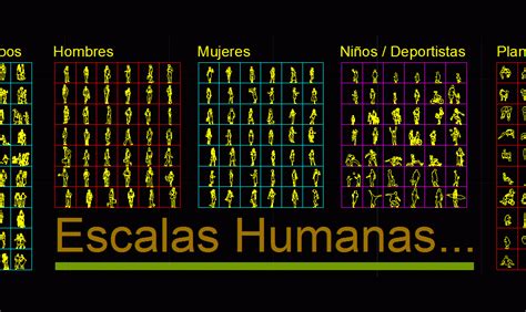 Human Scales Dwg Block For Autocad • Designs Cad