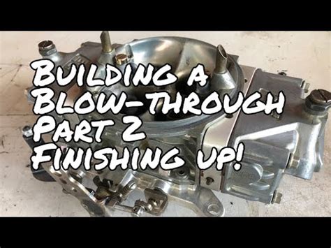 Building A Blow Through Carburetor Part Youtube