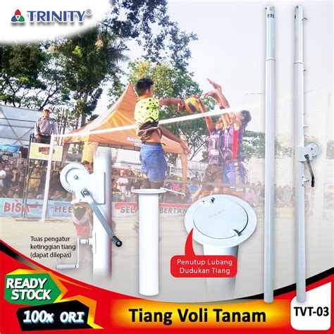 Jual Tiang Bola Voli Tanam TVT 03 TRINITY Shopee Indonesia