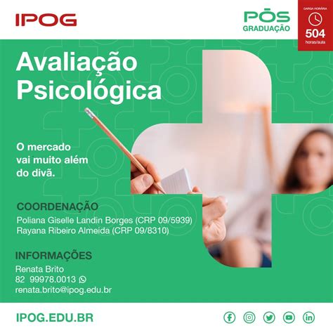 Conselho Regional De Psicologia 15ª Região Pós Graduação Em Avaliação Psicológica Ipog