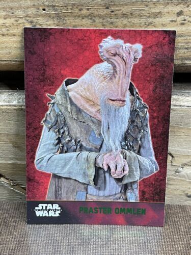 Topps Star Wars The Force Awakens Series Praster Ommlen Card