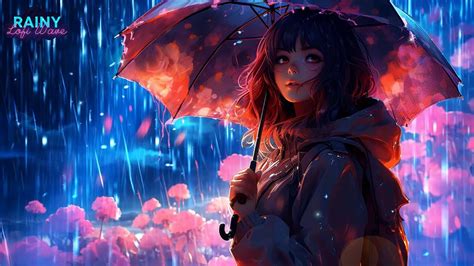 Chill Lofi Music Playing While Raining Heavily With Thunder Lofi Hip