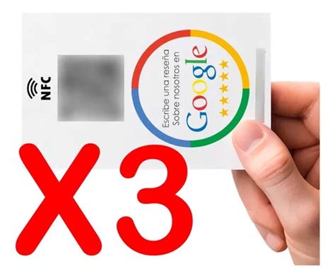 Kit Tarjetas Para Rese As En Google Reviews Con Qr Y Nfc Meses Sin