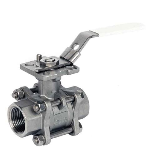 Jv Three Piece Stainless Steel Ball Valve Iso Direct