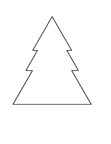 29 Christmas Tree Template Cut Outs Free Printable A Crafty Life