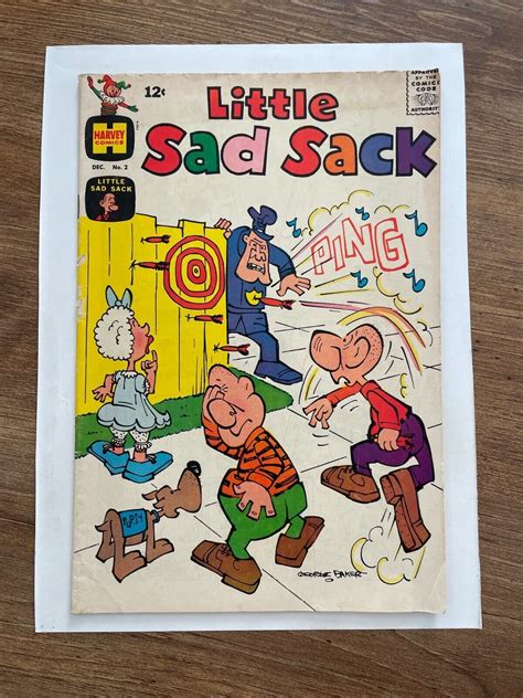 Little Sad Sack 2 Vg Harvey Silver Age Comic Book George Baker 14 Ms4