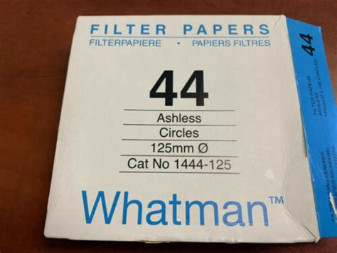 Whatman Quantitative Filter Paper Ashless Grade Ideal Solutions