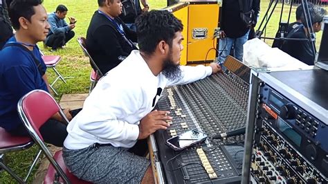 Cek Sound Mixing Dangdut Cak Ari Jenggot Dhehan Audio Perdana Di