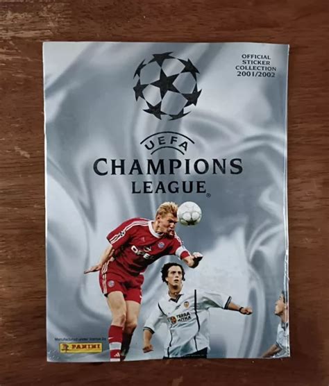 ALBUM PANINI UEFA Champions League 2001 2002 COMPLETO SIGILLATO SALED