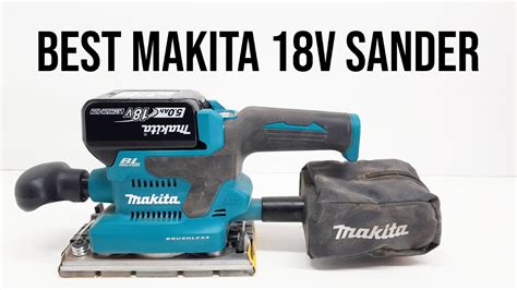 Makita 18v Sheet Sander Review Dbo380 Bo380d Xob03 Makitas Best Sander