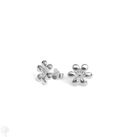 Jewellery :: Sterling Silver Flower Stud Earrings