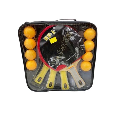 Jual Bat Pingpong Komplit Yasaka 4 Bat Bola Tiang Shopee Indonesia