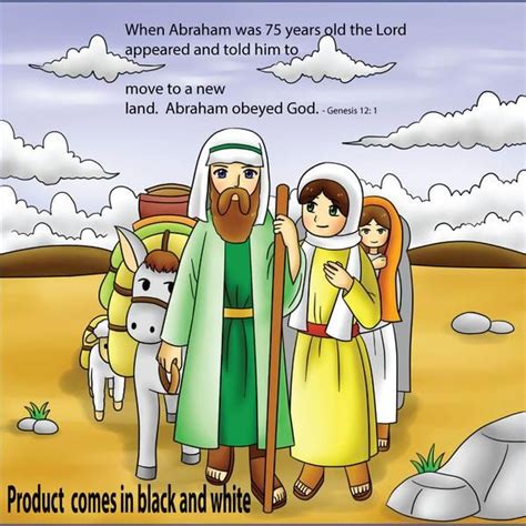 The Story Of Abraham Sarah And Issac 12pk Size 6 X 6 Abraham And